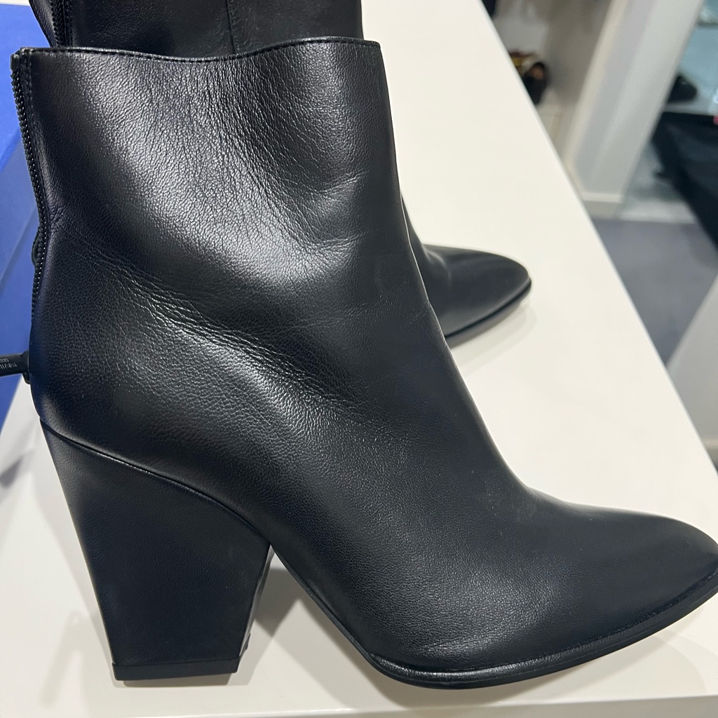 Stuart Weitzman Black Bedford Bootie